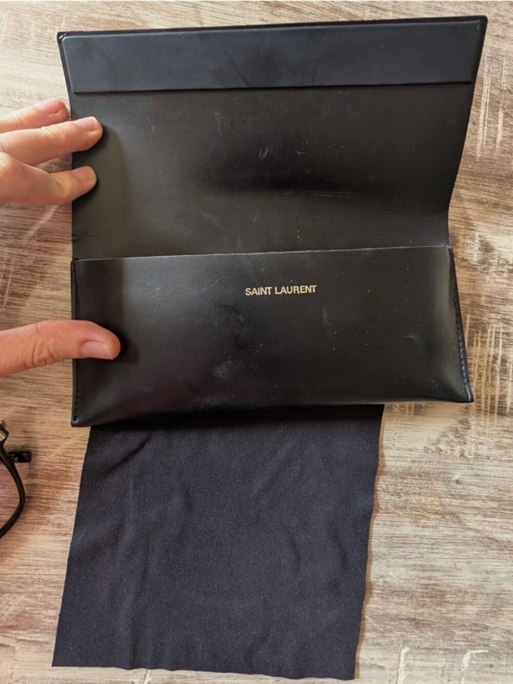 Saint Laurent SL 92 001 Black Eyeglasses Frames 56-15-140 | Authentic YSL - Picture 3 of 16